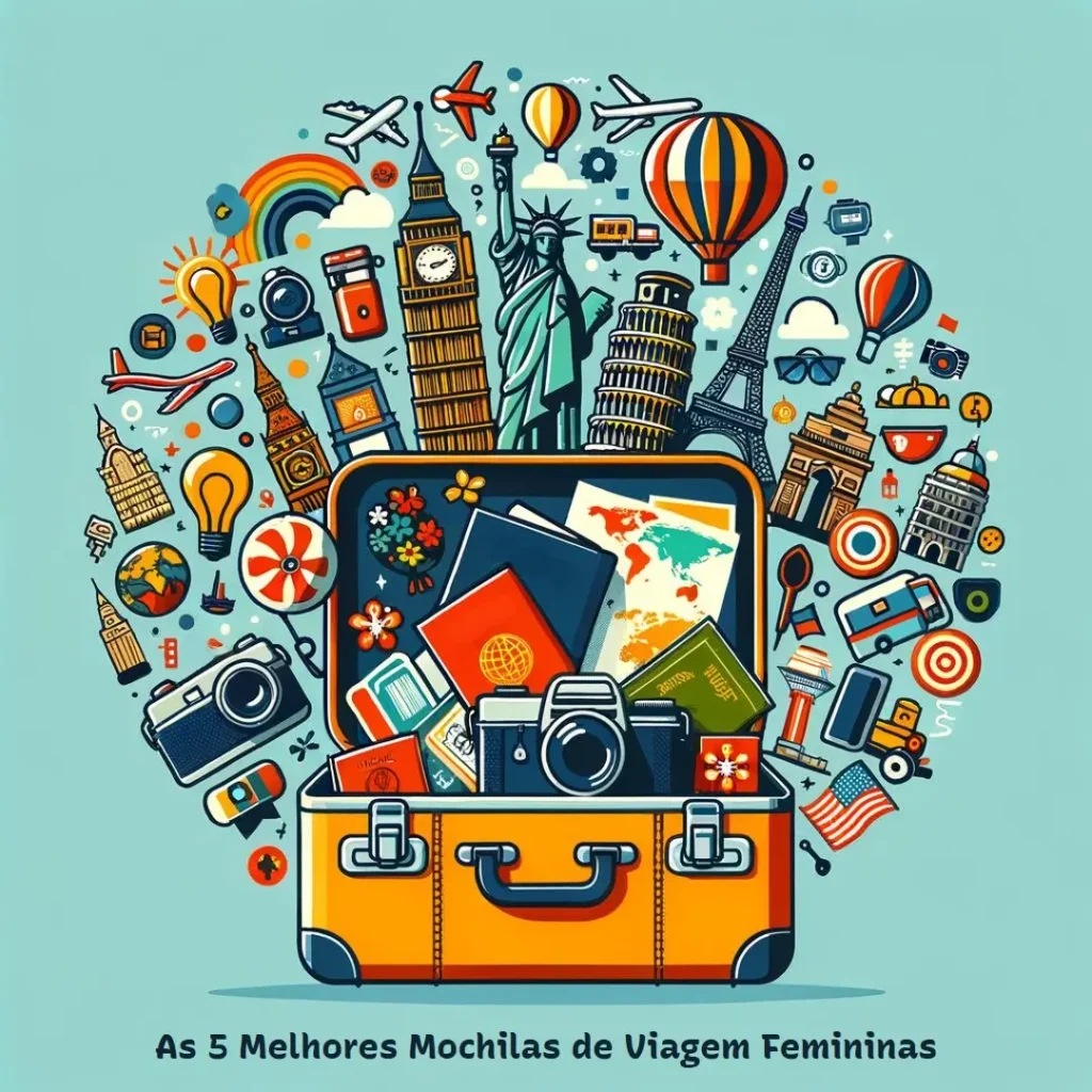 Os 5 Melhores Modelos de mochila de viagem feminina