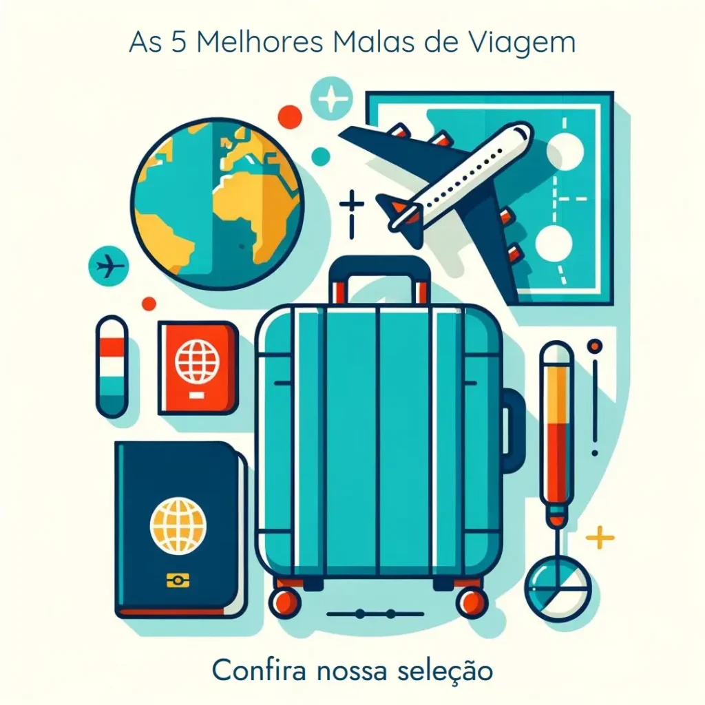 Lista de 5 Melhores: mala de viagem