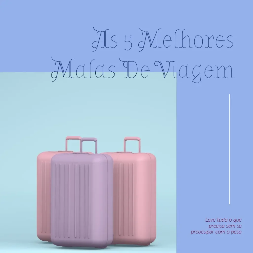 Principais 5  mala de viagem 23 kg e 10kg