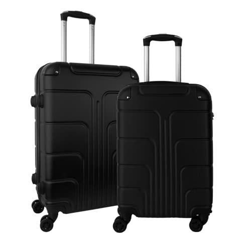 Conjunto de malas de viagem pequena e média 10kg e 23kg - Fibra Rígida