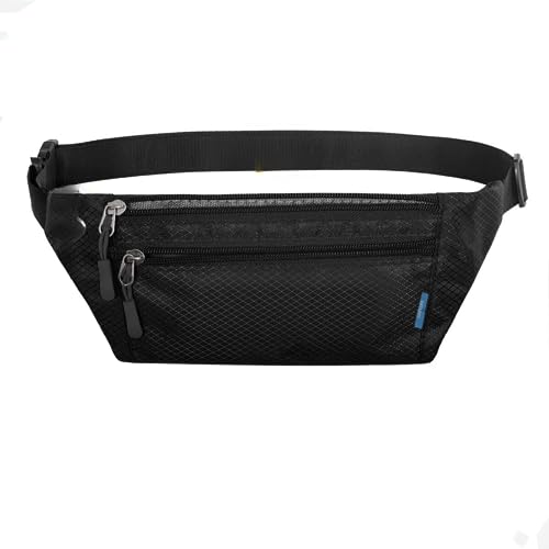 Pochete corrida Esportiva Impermeável porta Celular Sports Bike Fitness bolsa crossbody porta cartão saída para fone de ouvido antifurto slim (Preto)