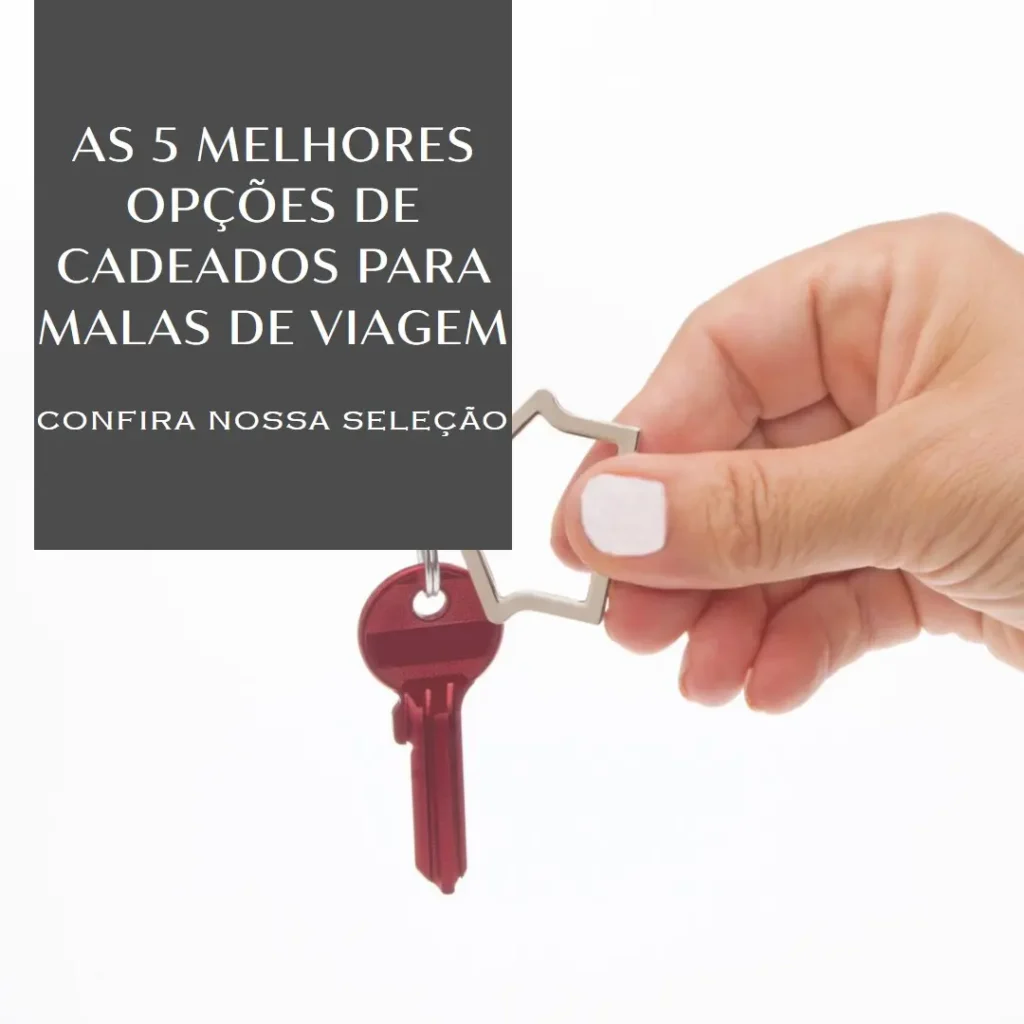 As 5 Melhores Opções de cadeados malas de viagem
