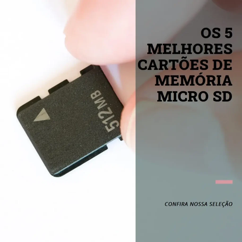 Top Cinco cartão de memória micro sd