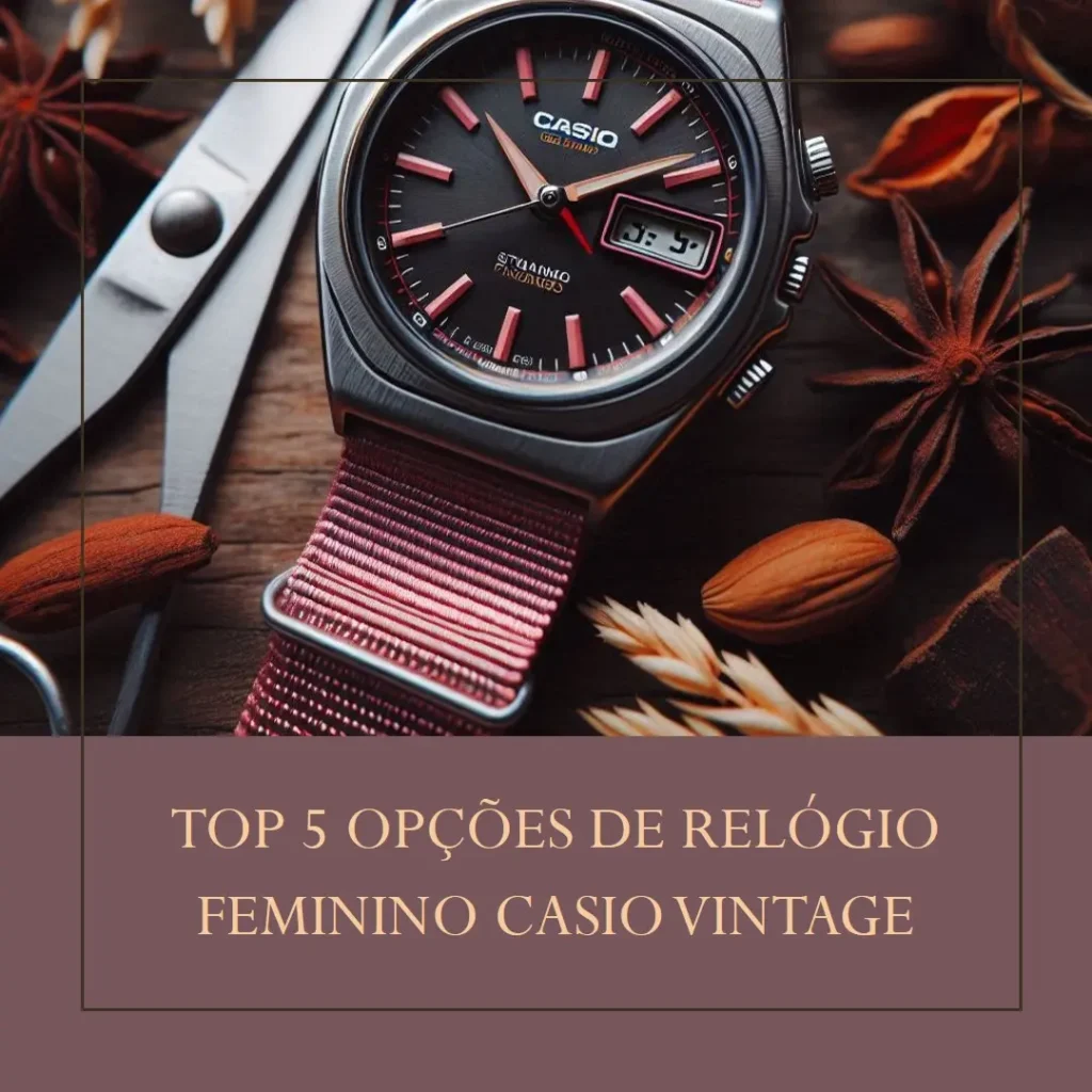 Top 5 Opções de relogio feminino Casio vintage