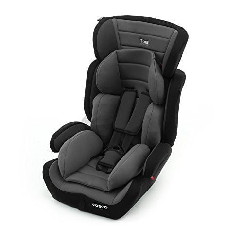 Cosco Kids, Cadeirinha Tour, 9 a 36 Kg, Cinza e Preto