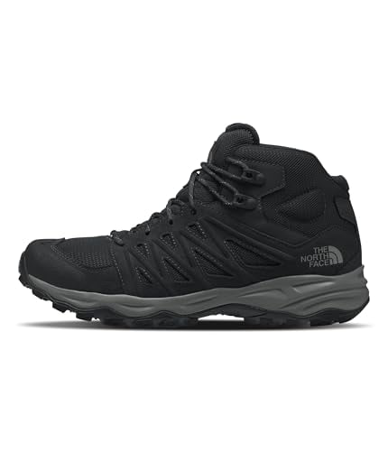 THE NORTH FACE Tênis de caminhada masculino Truckee Mid, Tnf preto/cinza asfalto, 10
