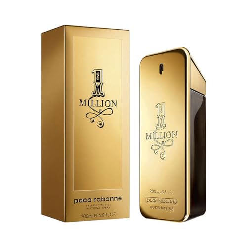 1 Million Paco Rabanne Eau de Toilette - Perfume Masculino 200ml, Paco Rabanne, 200