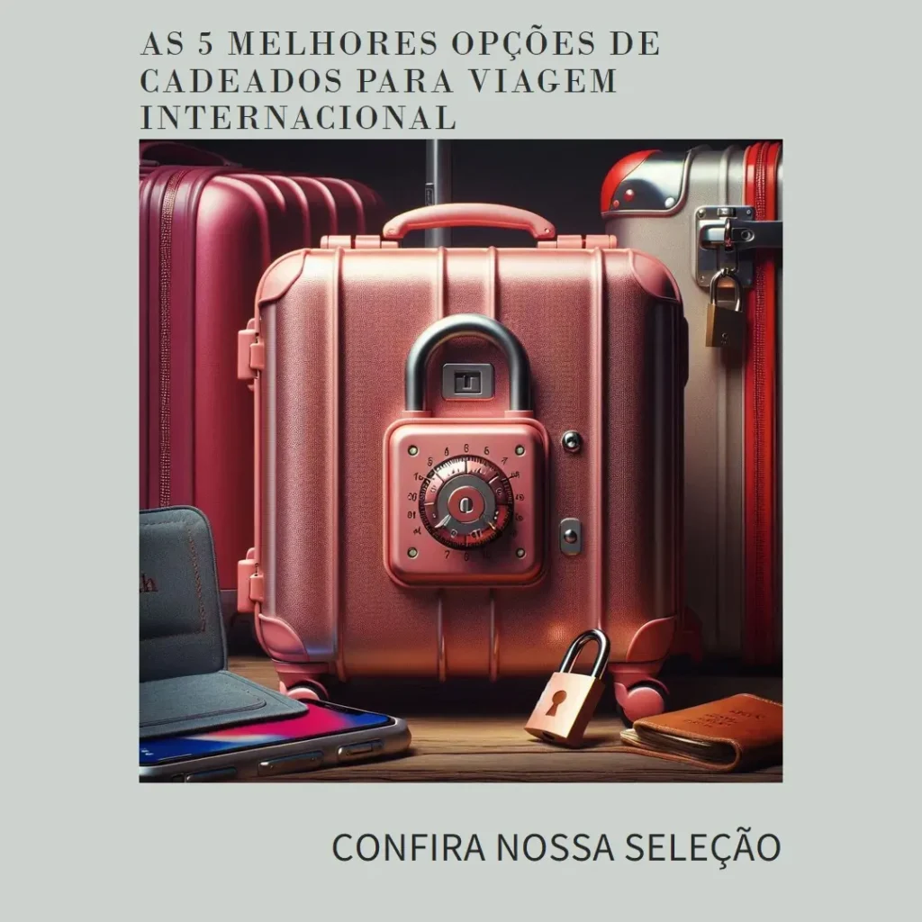 Top 5 Opções de cadeado mala viagem internacional