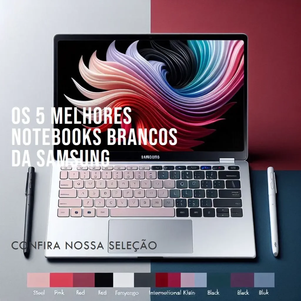 Principais Cinco notebook da Samsung branco