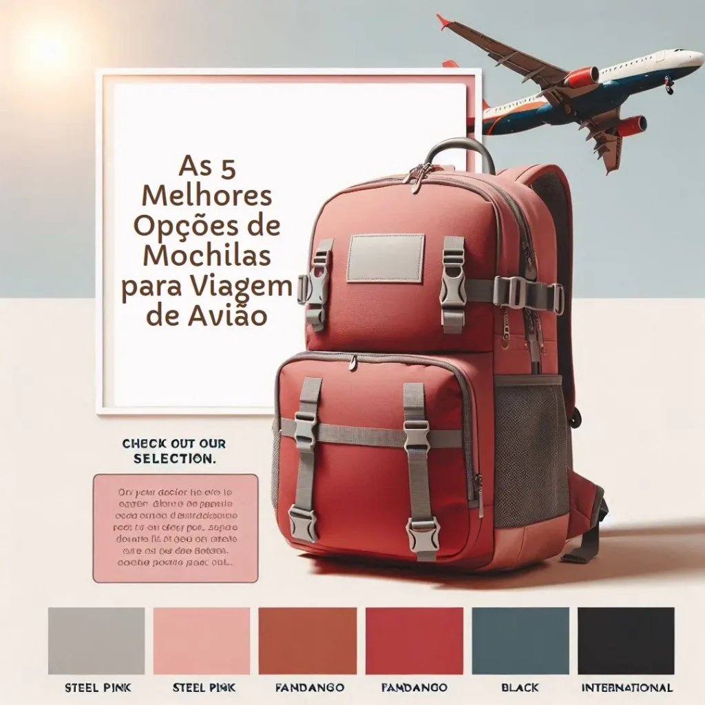 As 5 Melhores Opções de mochilas para viagem de avião