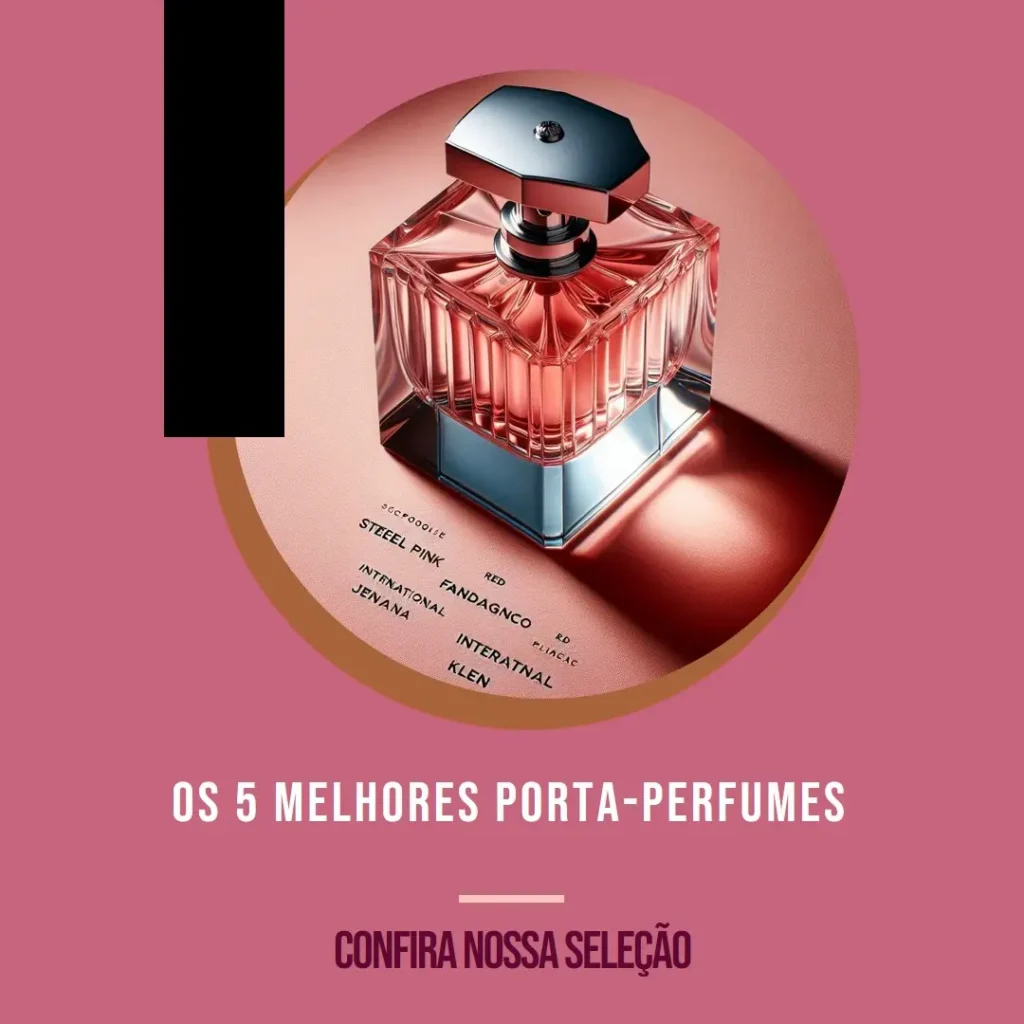 Principais Cinco porta perfumes