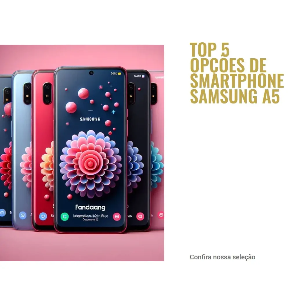 Top 5 Opções de smartphone Samsung a5