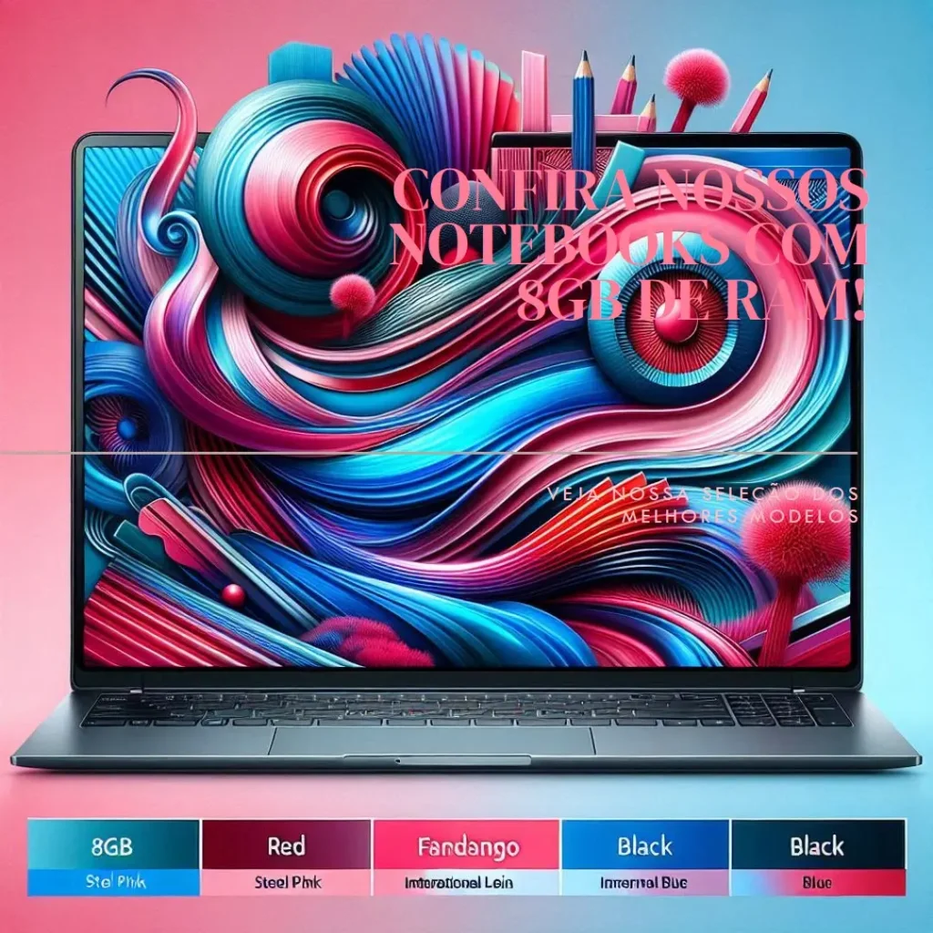 Principais 5 notebook 8 gb ram