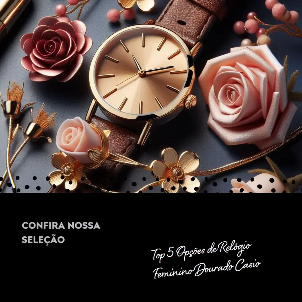 Top 5 Opções de relogio feminino dourado Casio