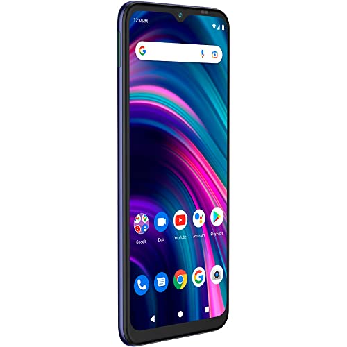BLU Smartphone B9 128GB 4GB RAM Azul 4G Tela 6.5" HD+ câmera Tripla 13MP Selfie 8MP + Fone TWS + Capa