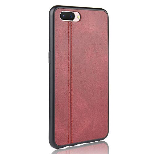 Capa para celular Oppo A3S Proteção robusta 360° Capa de couro liso para Oppo A3S