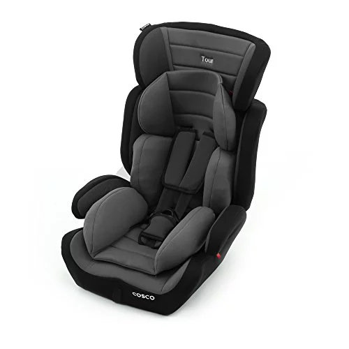 Cosco Kids, Cadeirinha Tour, 9 a 36 Kg, Cinza e Preto
