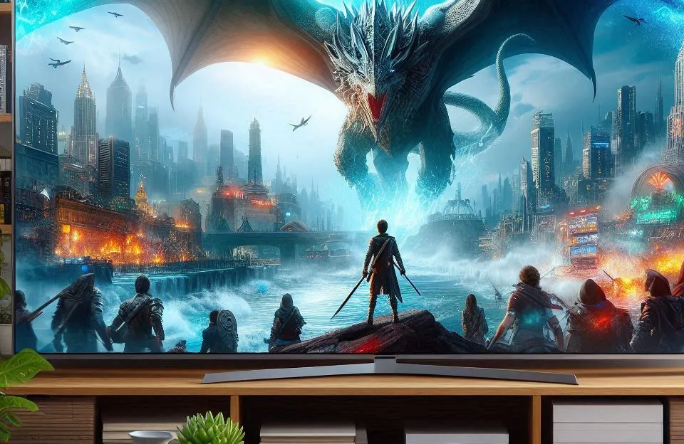 Samsung Smart TV 50" Crystal UHD 4K 50DU8000 - Painel Dynamic Crystal Color, Gaming Hub
