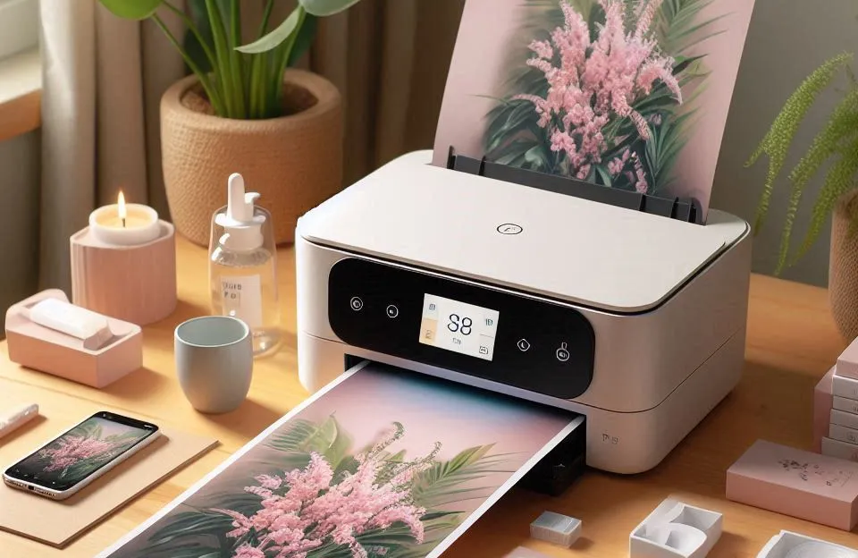 Impressora Xiaomi Mijia Photo Printer + 40 Folhas de Papel Fotográfico