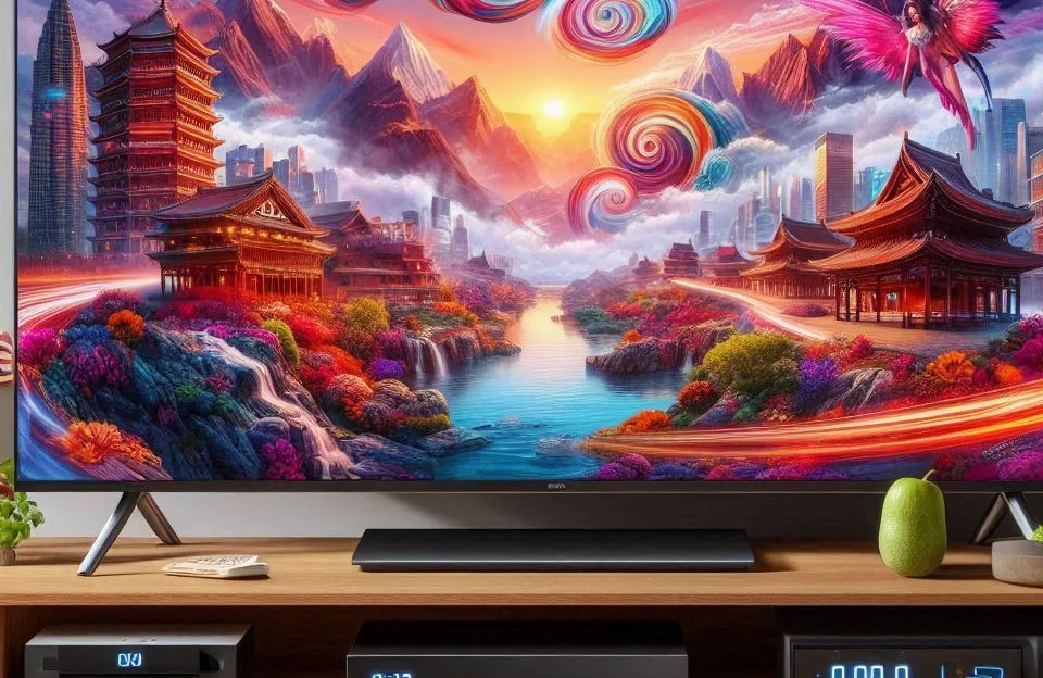 HQ Smart TV LED 24" 2 HDMI 2 USB WI-FI Android 11 e Processador Quad Core