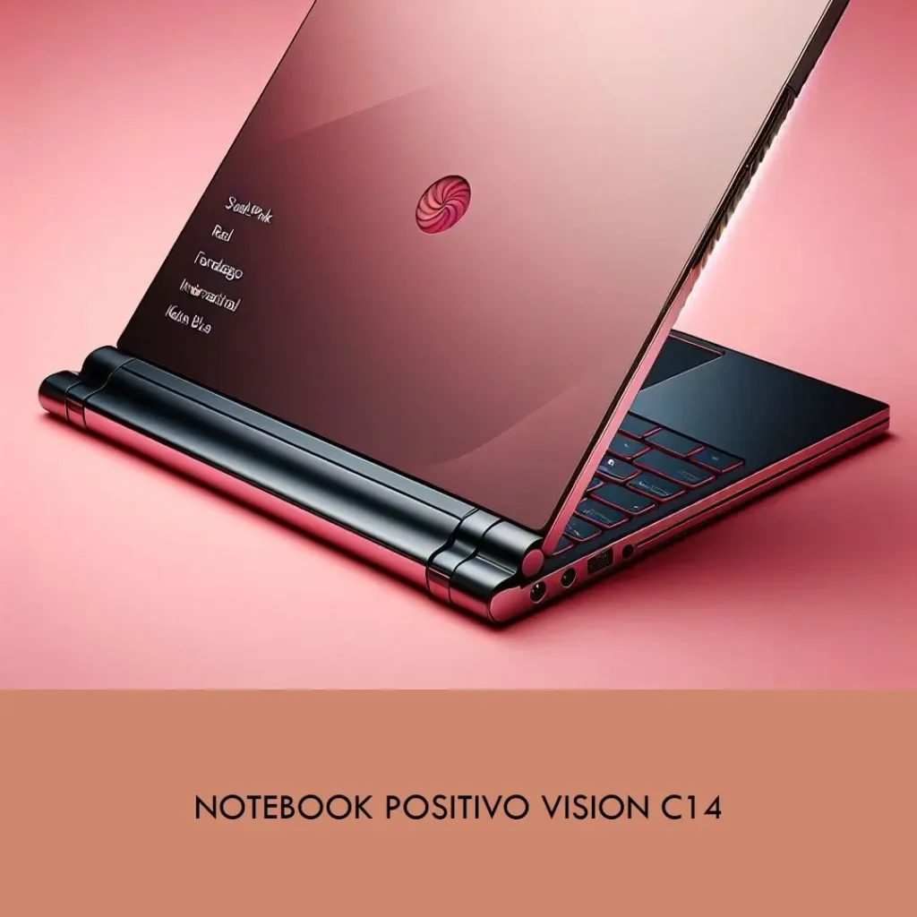 Notebook Positivo Vision C14 Celeron 4GB 128GB eMMC, Windows 11 Home, Lumina Bar, Tela 14" HD Antirreflexo, Tecla Link