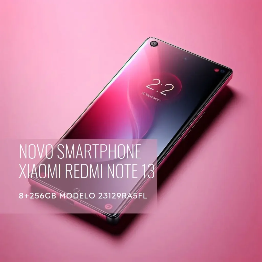Smartphone Xiaomi Redmi Note 13 8+256GB Modelo 23129RA5FL