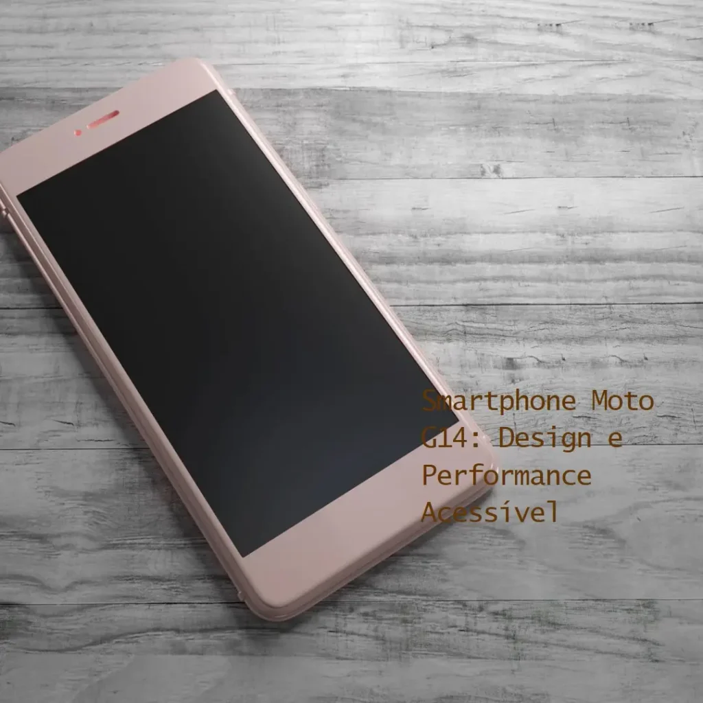 Smartphone Moto G14 128GB 4GB RAM: Design e Performance Acessível