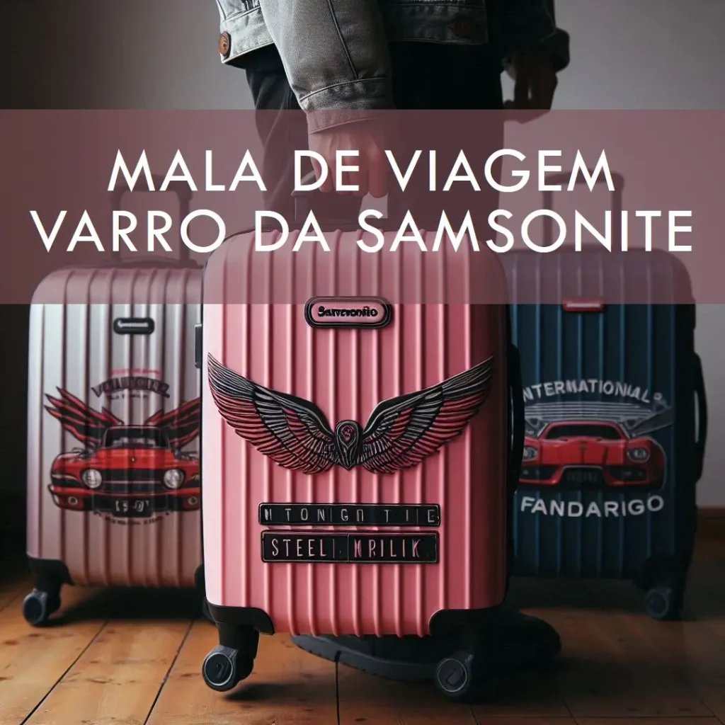 Mala de Viagem Varro, Samsonite, Pequena: Alta Qualidade e Conforto