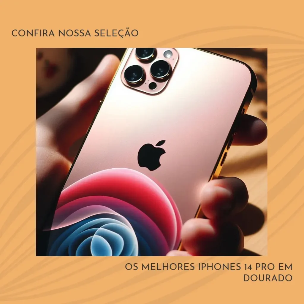 Principais Cinco iphone 14 pro dourado