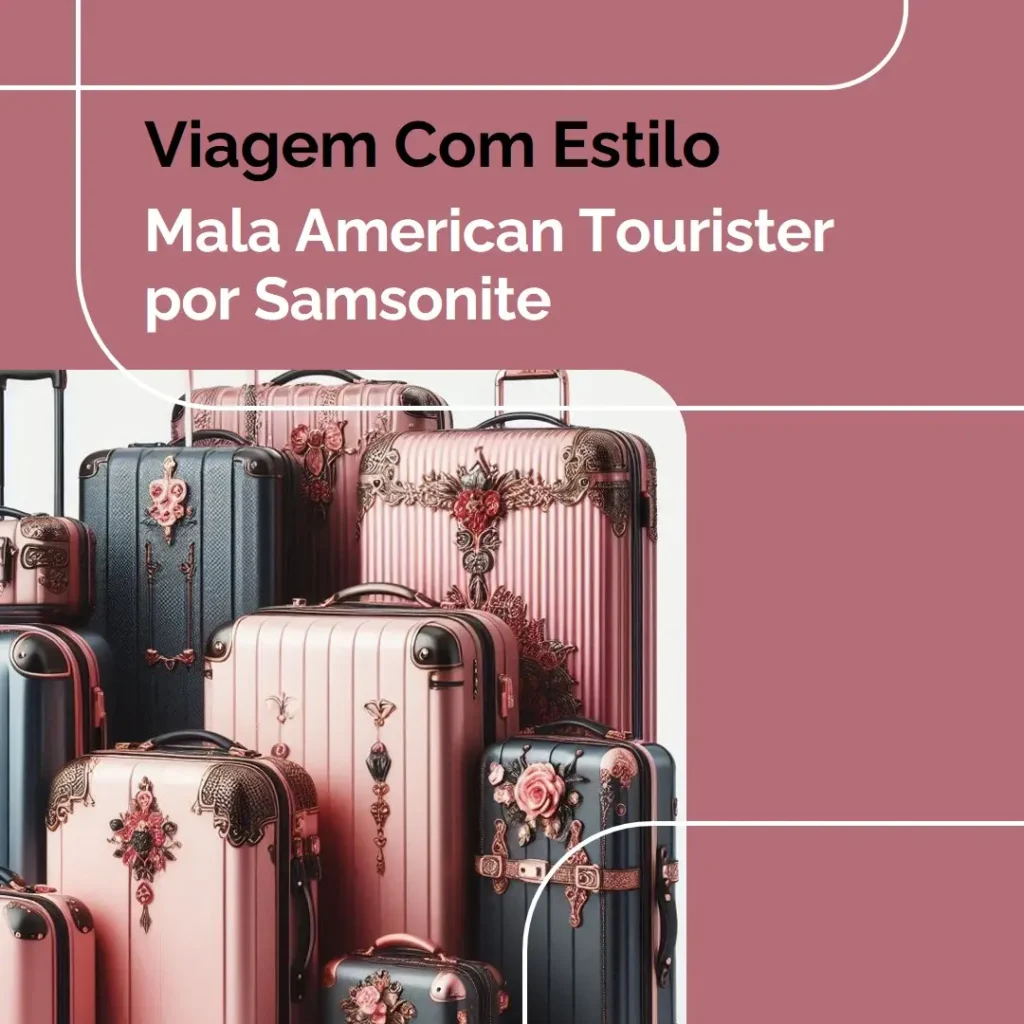 Mala American Tourister by Samsonite, Linex Titanium - P: Design Sofisticado e Alta Durabilidade