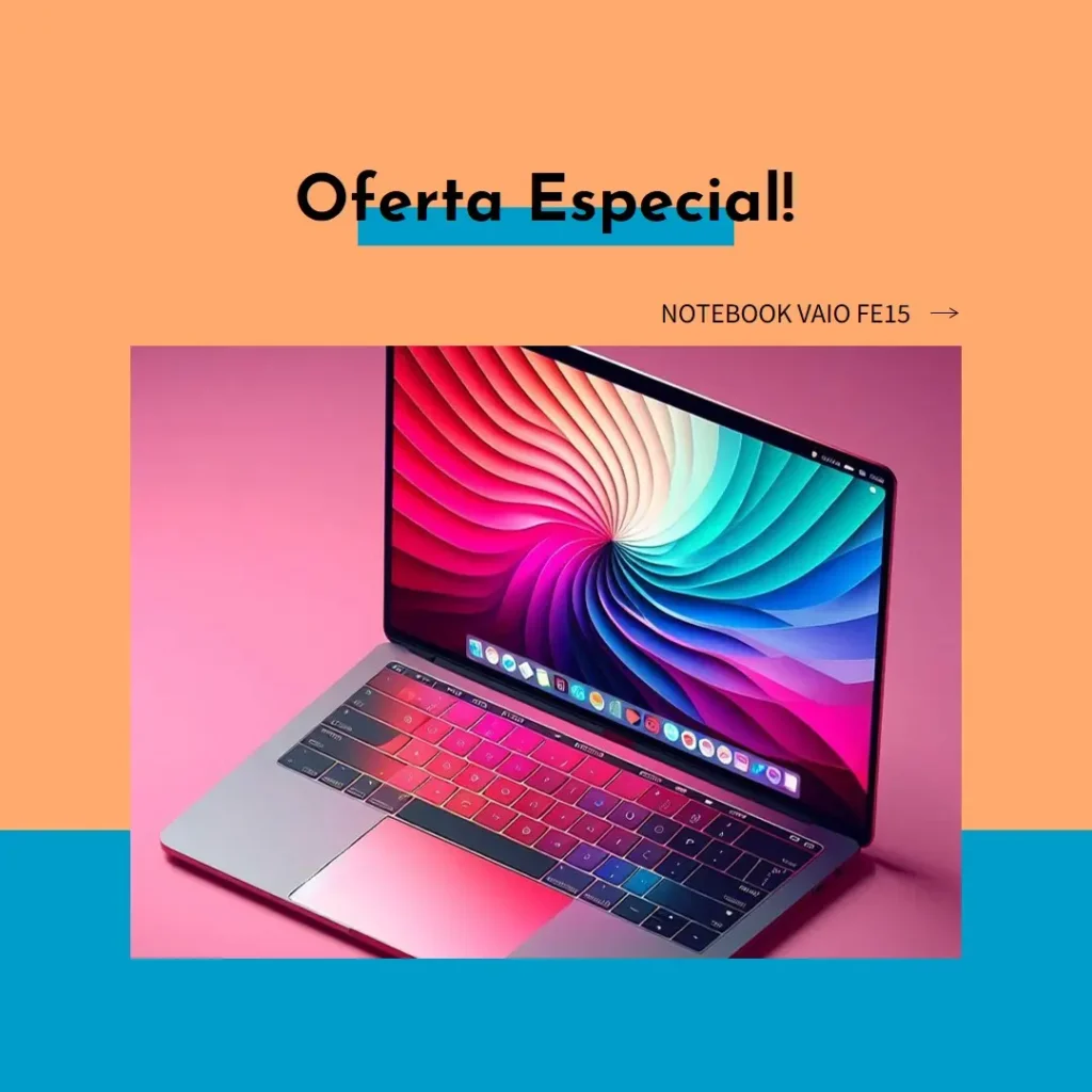 Notebook VAIO FE15 Intel Core i3 11ª gen Windows 11 Home 8GB RAM 256GB SSD, Tela 15.6 Polegadas Full HD Antirreflexo