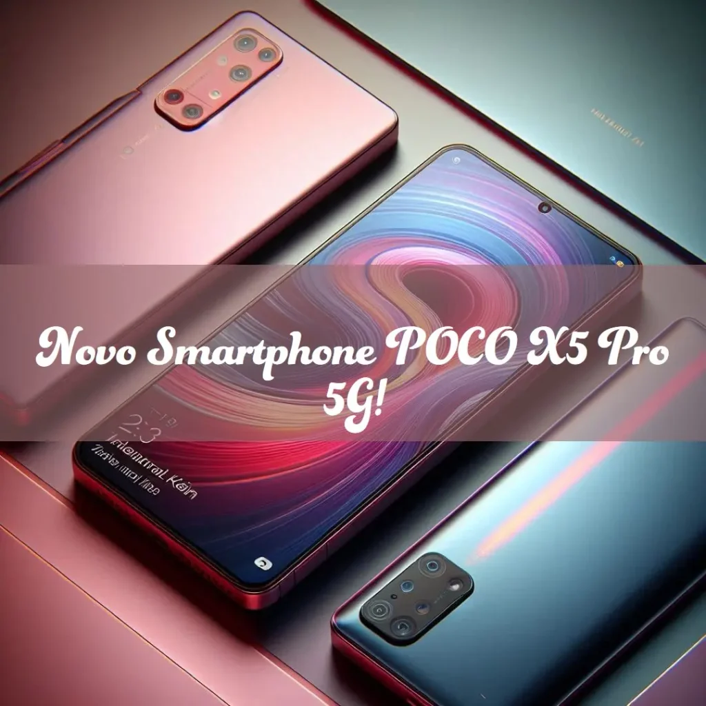 Smartphone Xiaomi POCO X5 Pro 5G Dual SIM 8GB 256GB 6,67" FHD+ 108MP 5000mAh 67W Carregamento