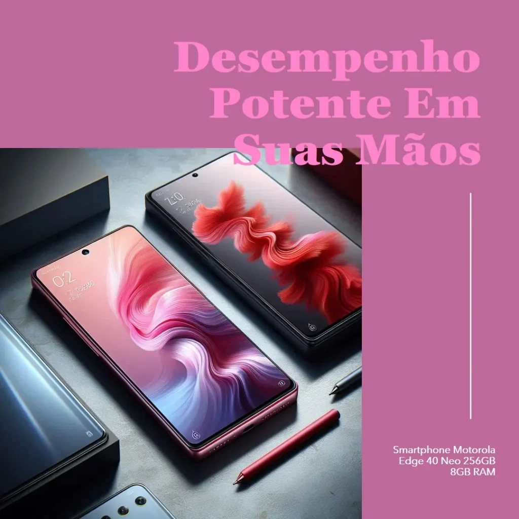 Smartphone Motorola Edge 40 Neo 256GB 8GB RAM: Um Desempenho Potente em Suas Mãos