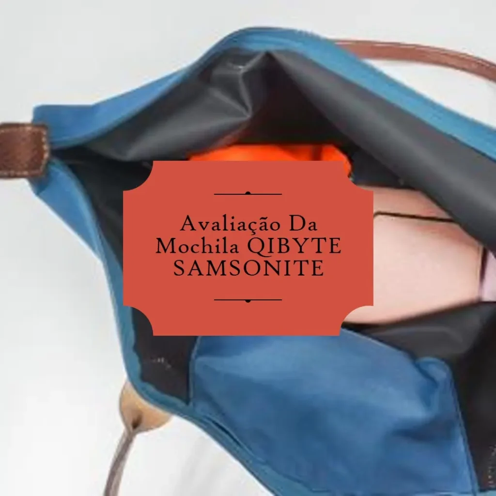 Mochila Qibyte, Samsonite – Praticidade e Estilo para o Dia a Dia