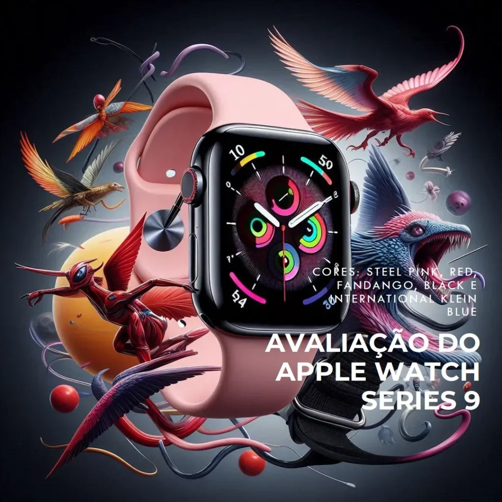 Apple Watch Series 9 GPS + Cellular com Caixa em Alumínio de 45 mm e Pulseira Esportiva
