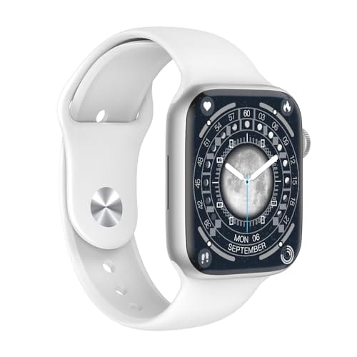 Relógio Inteligente IWO W28pro, 1,95 Polegadas, Monitor de Atividades Físicas e Esportes Série 8 Cor (Prata)