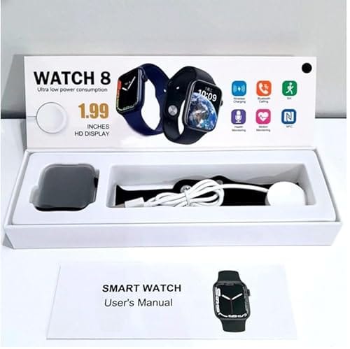 Smartwatch 8 relógio inteligente Consumo de Energia ultra baixo