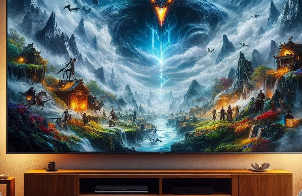 Samsung Smart TV 60" UHD 4K 60DU7700 - Processador Crystal 4K, Gaming Hub