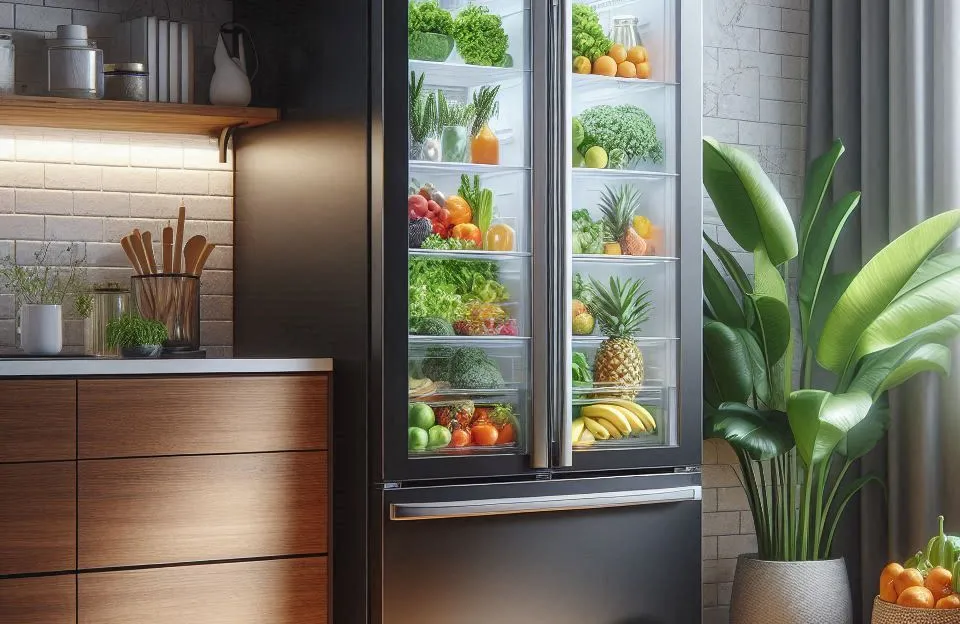 Geladeira Panasonic Frost Free 480L A+++ Black Glass - NR-BB71GVFBB