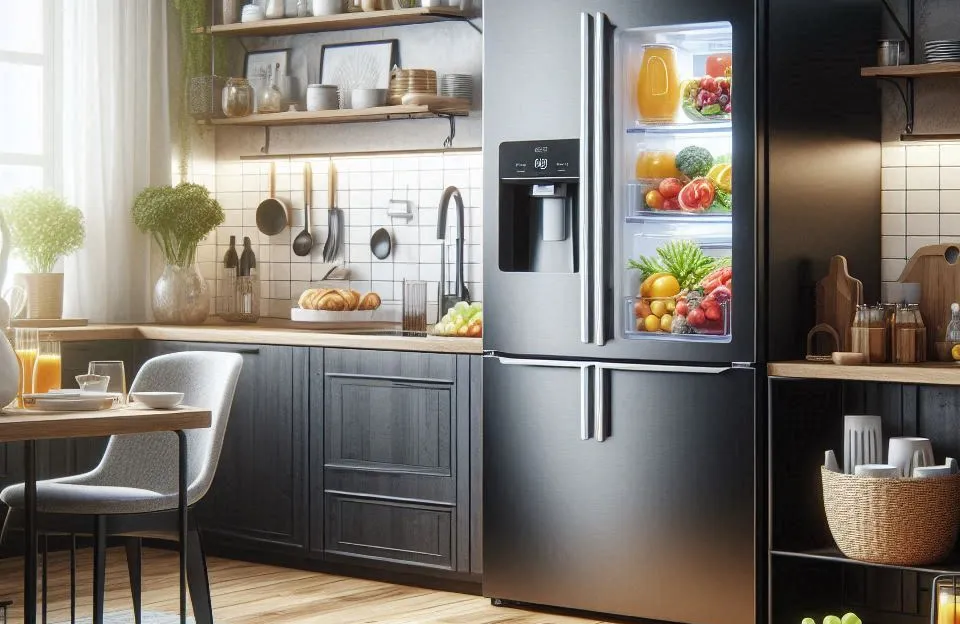Geladeira Electrolux Frost Free 490L Efficient com AutoSense Inverse Black Inox Look (IB7B)