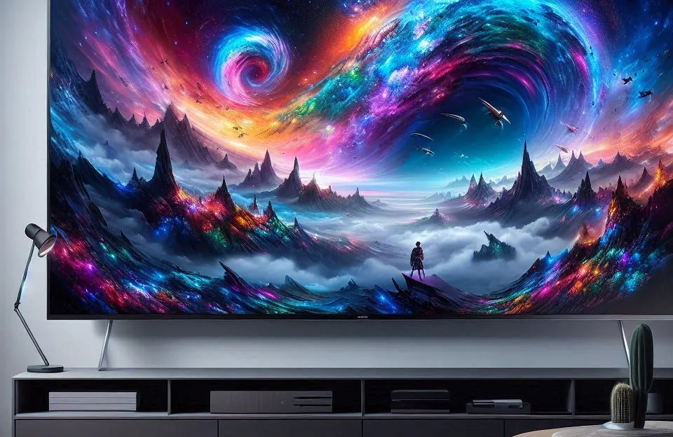 Samsung Smart TV 65" QLED 4K 65Q60D - Pontos Quânticos e Design Slim