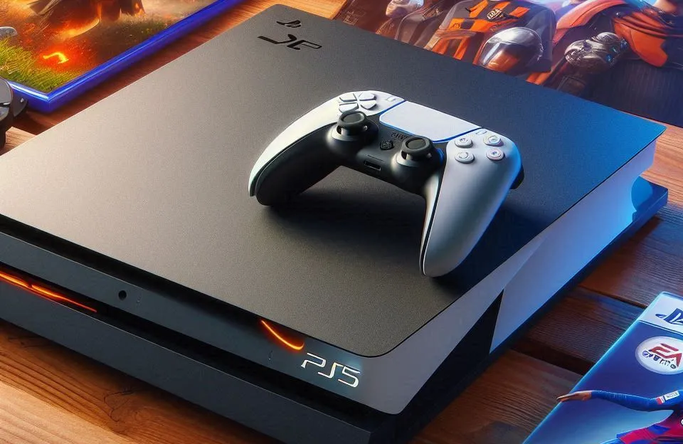 Console PS5 com Drive Slim 1 TB e 1 Controle + EA FC 25