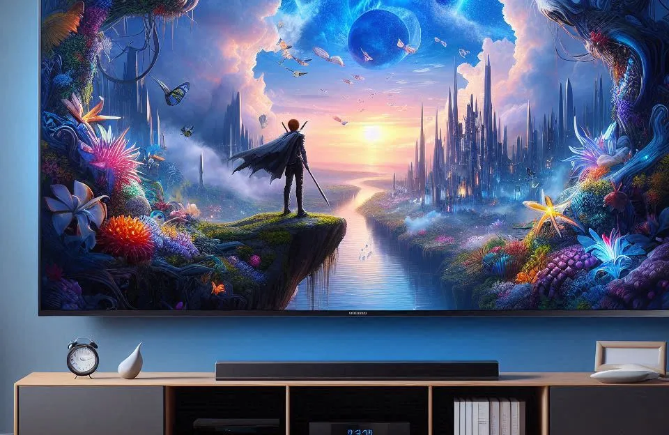 Samsung Smart TV 55" QLED 4K 55Q60D - Tecnologia de Pontos Quânticos