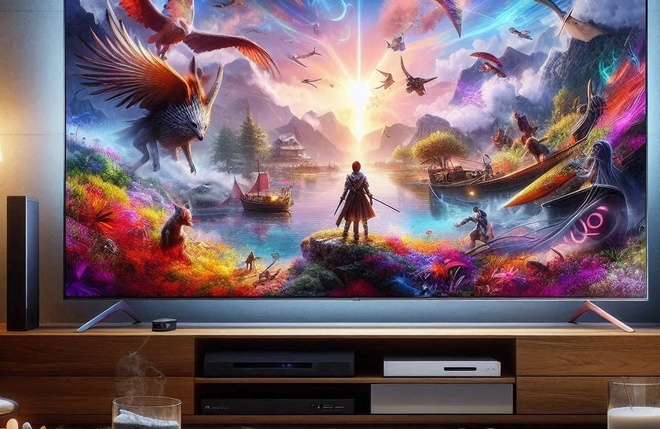 Samsung Smart TV Crystal 43" 4K UHD CU7700 com Alexa e Gaming Hub