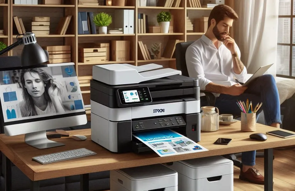 Multifuncional Epson EcoTank L5590: Eficiência e Conectividade para Escritórios
