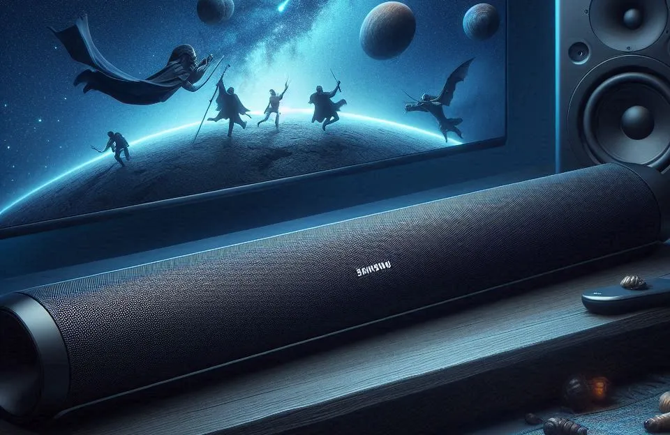 Soundbar Samsung HW-Q600C: Som de Qualidade Superior com Dolby Atmos e Subwoofer Sem Fio