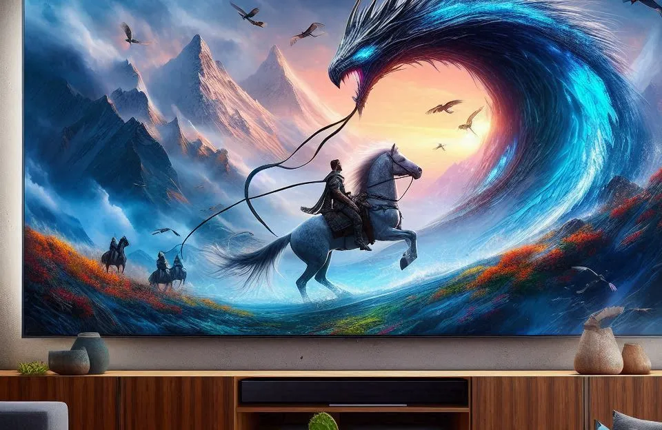 Samsung Smart TV 65" QLED 4K 65Q70D - Upscaling 4K AI, 120Hz e Muito Mais