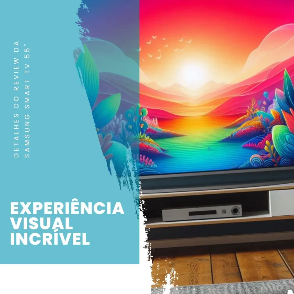 Samsung Smart TV 55" OLED 4K 55S90D: Design Slim, AI, e Painel 144Hz