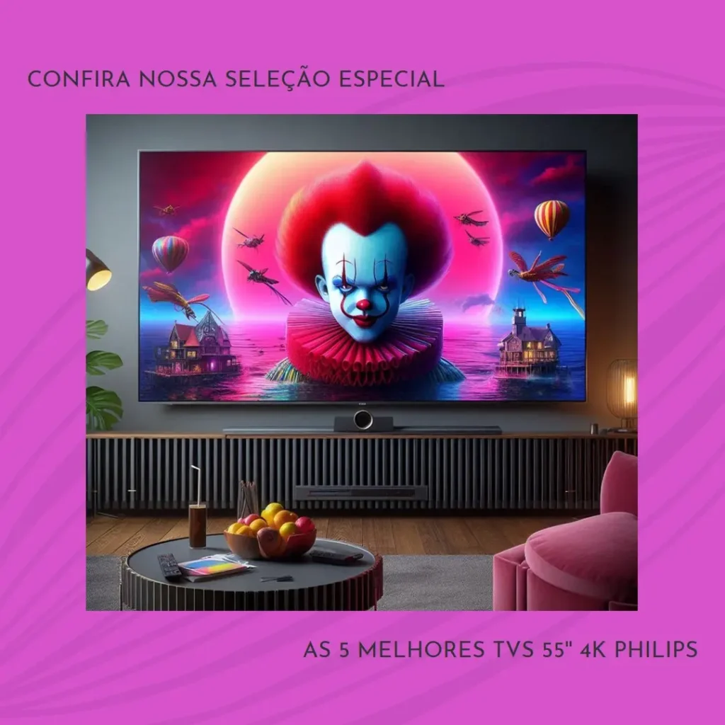 Lista de 5 Melhores: TV 55 polegadas 4K Philips