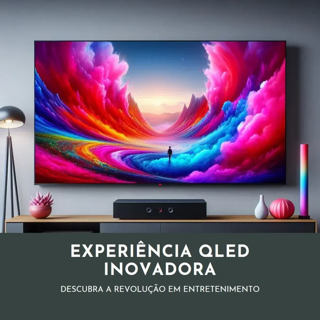 Smart TV QLED 65" 4K UHD Samsung Q60C - Alexa, Modo Game, Tela Sem Limites
